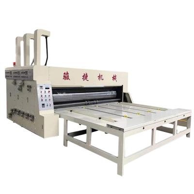 China Factory Sale Hot Cardboard Box Packaging 2 Colors Printing Slotting Die Cutting Machine for sale