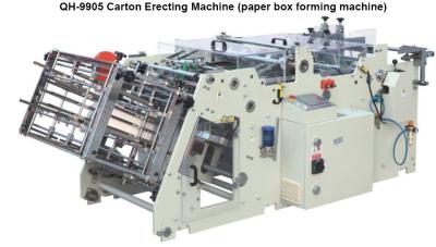 Cina Cartone automatico della macchina imballatrice della scatola di carta che erige macchina per il contenitore di hamburger in vendita