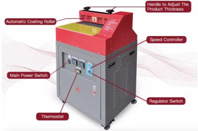 China Máquina de revestimento de cola de fusão a quente de largura personalizada Máquina de rolo aplicador de cola à venda