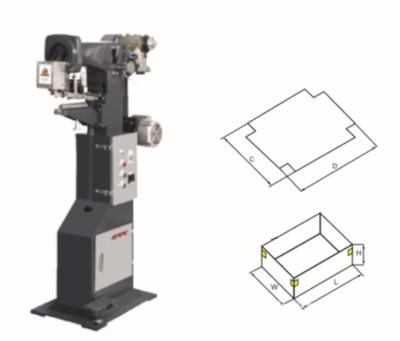 China Handmatige rigide box hoek plakmachine hoek plakband machine rigide box maken machine Te koop