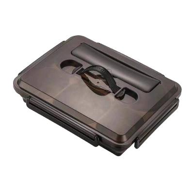 China Sustainable 304 Stainless Steel Lunch Box Food Grade PP Students Use Lunch Box For Easy Carrying for sale