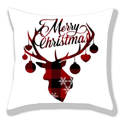 China Christmas Home Pillow Christamas Home Decor Tile Cushion Cover Decorative Christmas Pillow Shape for sale