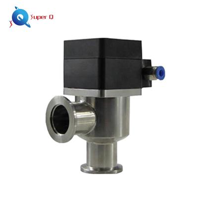 China Vacuum System Ultra Pneumatic High Angle Angle Valves for sale