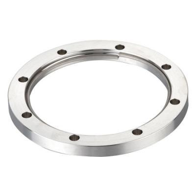 China ultra high vacuum KF 40 bored white flange KF40 bored vacuum flange for sale