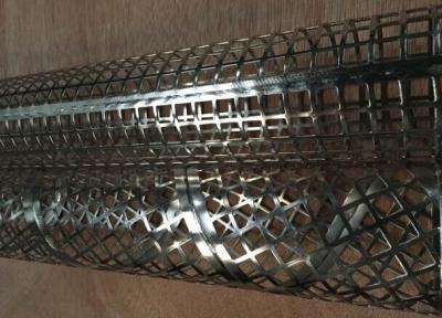 China Spiral welded stainless steel 304 perforated metal pipes air center core water filter element filtration in Zhi Yi Da for sale