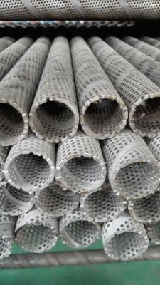 China Zhi Yi Da 304 pipes stainless steel air center core filter frames metal spiral welded 316L perforated filter elements for sale