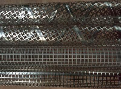 China stainless steel metal center 316L pipes spiral welded perforated filter elements air center core filter frames for sale