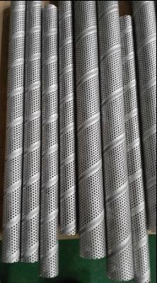 China stainless steel spiral welded perforated center tube water 304 center core filter frames metal pipe filter elements for sale