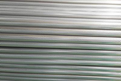 China Straight Seam 304 Filter Element Center Frame Perforated Metal Welded Tubes Center Core for sale