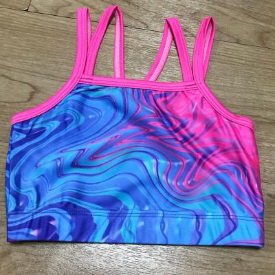 China Spandex/Polyester Girls Dance Training Wear Exotic for sale