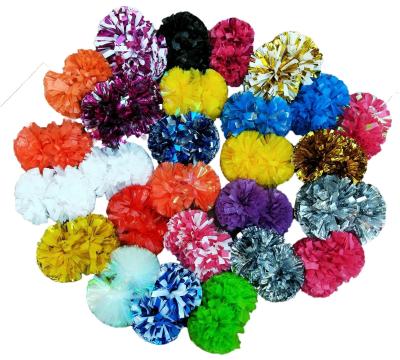 China Spandex/polyester custom cheerleading pom poms for cheerleaders for sale