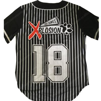 China Spandex/Polyester Cheerleading Baseball Tank Top For Adult Girls Cheerleading for sale