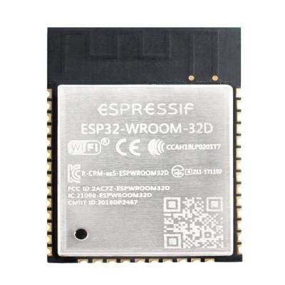 China ESP32-WROOM-32D/E/UE 4M 32Mbit/8M 64Mbit/16M Smart Ignition BLE WiFi Module Smart Flash 128Mbit for sale