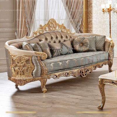 China Hand Made Carved Wood Couches Sofa Living Room Furniture Royal Bentgrass for sale