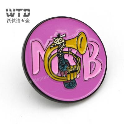 China Europe WTD 1.25inch military clutch metal lapel pin no moq for sale