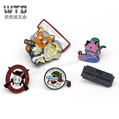 China Europe WTD Custom Pin and Badges High Quality Soft Enamel Lapel Pins China Manufacture for sale