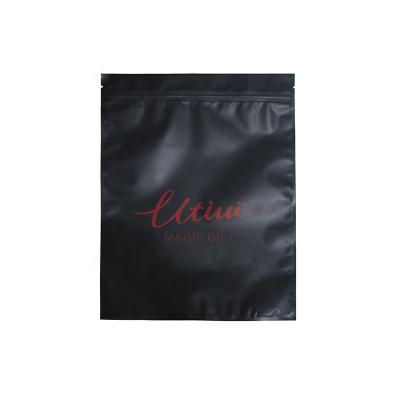 China Recyclable Custom Logo Printed Glossy Finish Outer Side Sealed Ziplock 3 Side Sealed Bag for sale