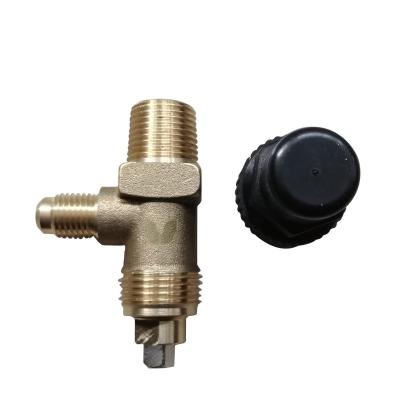 China Building Material Shops Manufacturer-Customized Oil Separator Safe and Durable Brass Angle Valve Angle Valve for Refrigeration Equipment for sale