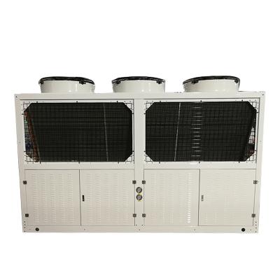 China Building Material Shops Sale Condens Unit Cold Room Low Temperature Hot Air Cooled Condensing Unit for sale