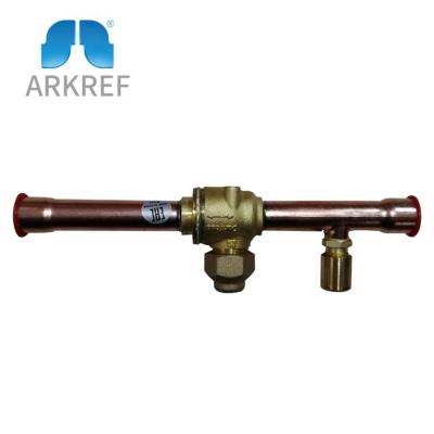 China High quality popular refrigeration parts custom product gbc10s brass ball valve porcelain for sale