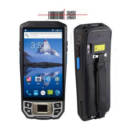 China Fingerprint Reader PDA Fingerprint Recognition Warehouse Management Handheld PDA Barcode Scanner Data Collector Pdas for sale