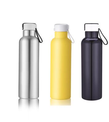 China Custom Water Sports Bottles 750ml BottlesDink Stainless Steel Sustainable Double Wall Sports Bottle Bike Water Bottles for sale