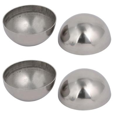 China 304 316 SS Core Stainless Steel Semi Sphere Half SS Ball Magnetic Mold for sale