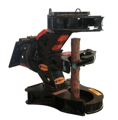 China WORLD Bucket Excavator Tree Cutter Bush Cutter Front Mining Felling Machine For 20 Ton Machine for sale