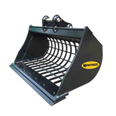 China Mining Excavator Spare Parts Skeleton Excavator Strainer Bucket for sale