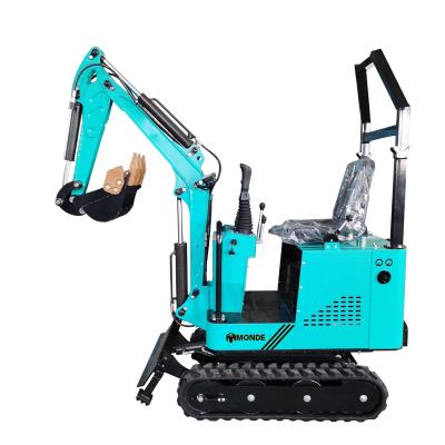 China WORLD Factory ISO Certificated 1 Ton EURO V Mini Excavator With Emission Engine Minibagger for sale