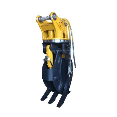 China Farms mechanical excavator grapple log grapple excavator small log grapple for sale