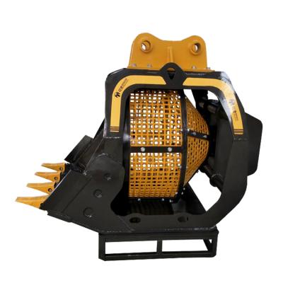 China Building Material Shops ISO Approved Rotary Testing Bucket For Excavator Attachments for sale