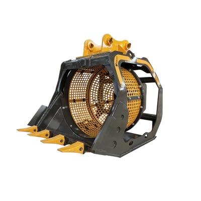 China Excavator WORLD turning screening bucket for SK200 excavator for sale