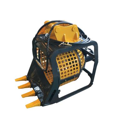 China Screen WORLD Mini Rotary Screen Bucket Excavator Screening Bucket for sale