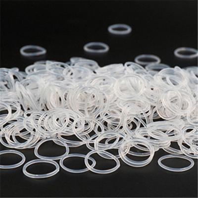 China Resist To Oil 60/70 Clear White / Clear Silicone Shore Food Grade Rubber Gasket / NBR Flat Rubber Gasket O Ring for sale