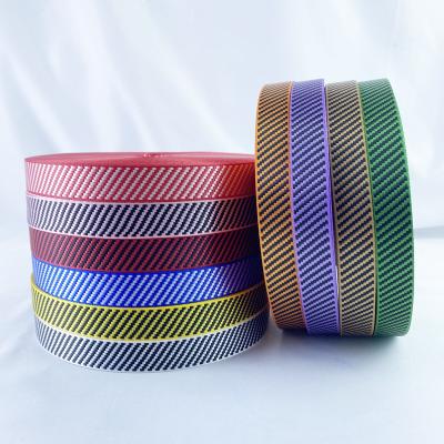 China Polyester Woven Jacquard Strap Webbing Tape 20mm 25mm 38mm Custom Printed Nylon Webbing for bag for sale