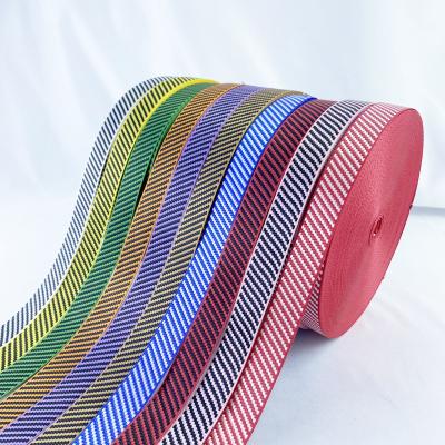 China 20mm thin webbing webbing manufacturer hot selling polyester nylon webbing clothing accessories for sale