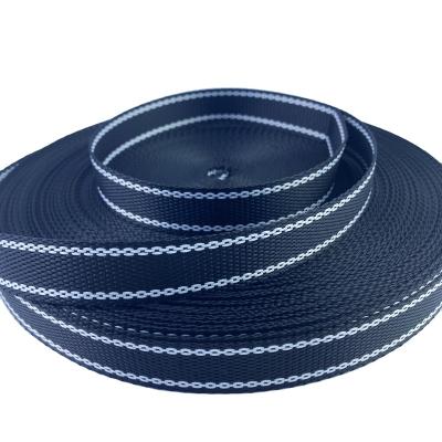 China Factory In Stock 20mm 25mm 30mm Polyester Webbing Woven Plain Straps Nylon Webbing for sale