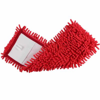 China Microfiber Sustainable Chenille Mop Pad Cleaning Master Refill for sale