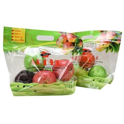 China Factory Price Mylar Fruit Pouch Moisture Proof Packaging Competitive Ziplock Bags For Apple/Orange Transparent/Pear for sale