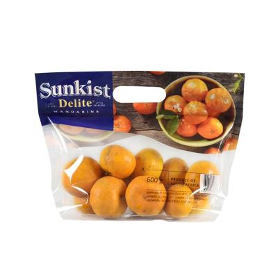 China Good small big print packaging moisture proof vending bags with air vent custom fruit ziplock bags for orange/apple/pear for sale