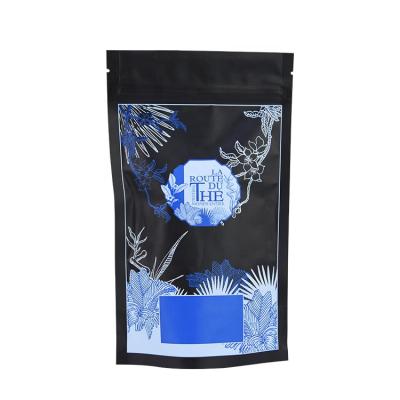 China Heat Seal Mylar Food Packaging Bag Moisture Proof Good Quality Plastic Stand Up Bag For Tea for sale