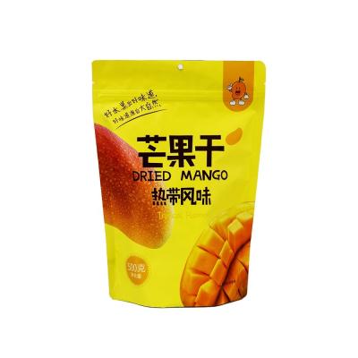 China Free Sample Resealable Moisture Proof Food Grade Stand Up Plastic Packaging Bags Zipper Bags For Dried Fruits for sale