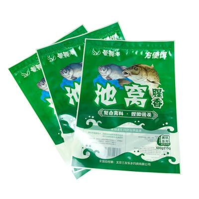 China Wholesale Moisture Proof Customize Printing Mylar Bags Three Side Seal With Zipper For Fish Lure for sale