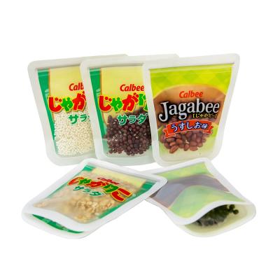 China Professional Factory Offer Moisture Proof Packaging Design Food Grade Packaging Plastic Pouches Shaped Bags With Zipper for sale