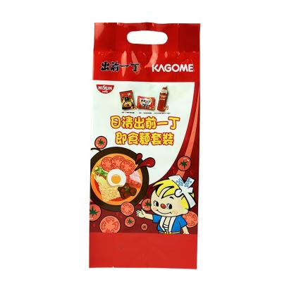 China Food Grade Instant Noodle Plastic Packaging Pouch Side Gusset Bag Moisture Proof Customized Packaging for sale