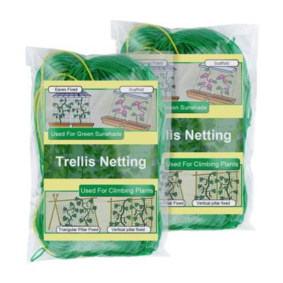 China Plant Support Polyethylene PE Green Knot Garden Net Plant Support Net for sale