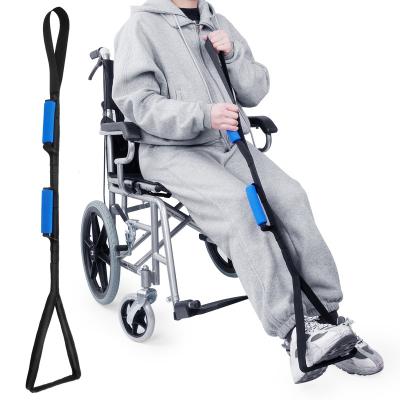 China Comfortable / Surdy Customized Rigid Leg Strap Leg Lifter With Comfortable Foot Grip For Elderly for sale