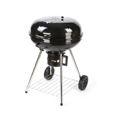 China Easily Assembled 22 Inch Large Kettle Charcoal BBQ Deluxe Outdoor Grills With Wheels for sale