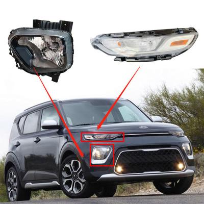 China Car Front Bumper Lip Fog Lamp Cover Headlight For Kia Soul 2020 Improve Performance for sale